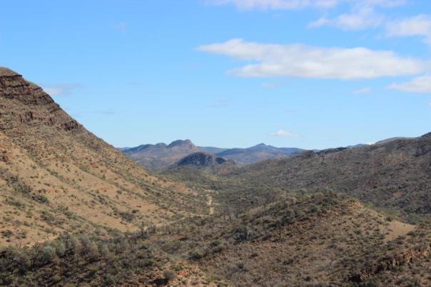 Ausblick vom Endpunkt der Wanderung