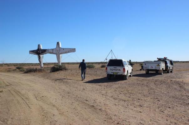 Mahnmal für gescheiterte Kampf-Flugzeuge