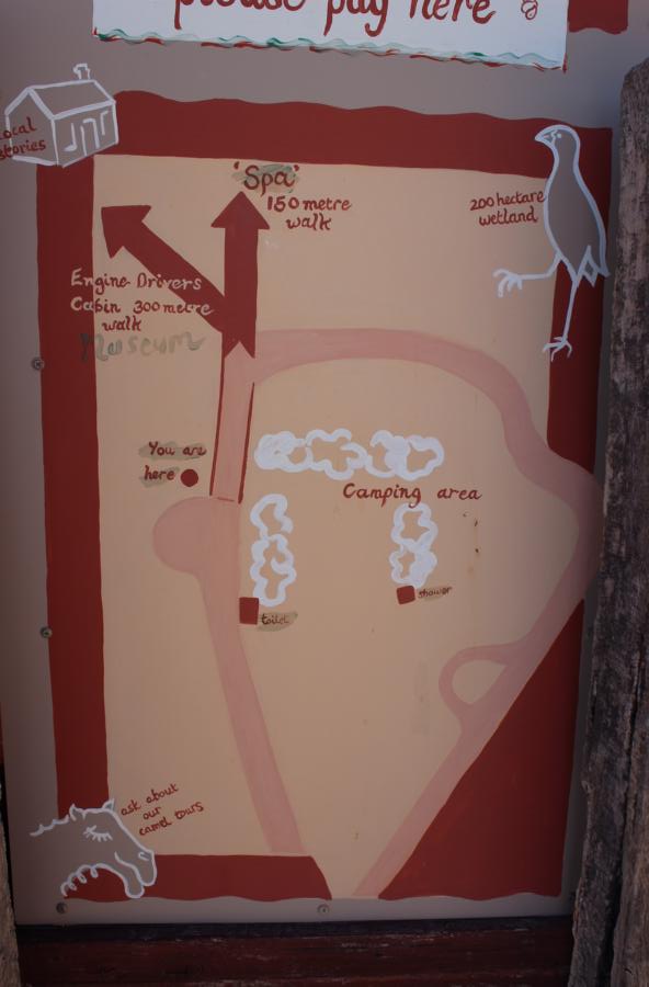 „Lageplan“ , Coward Springs