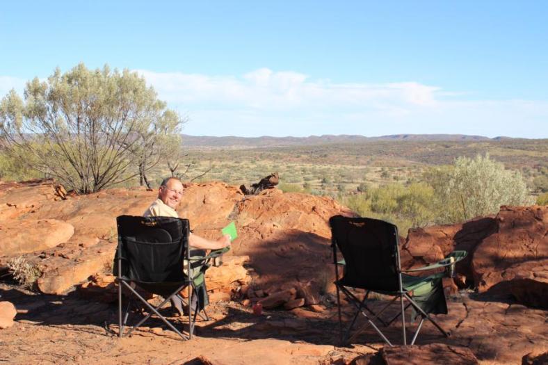 Blick vom Lagerplatz im Nirgendwo