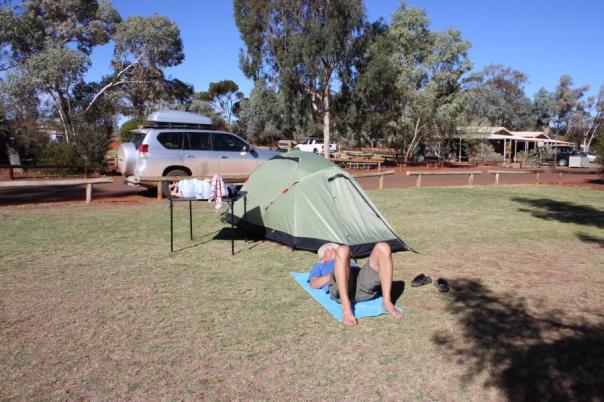 Endlich ein Sonnenbad