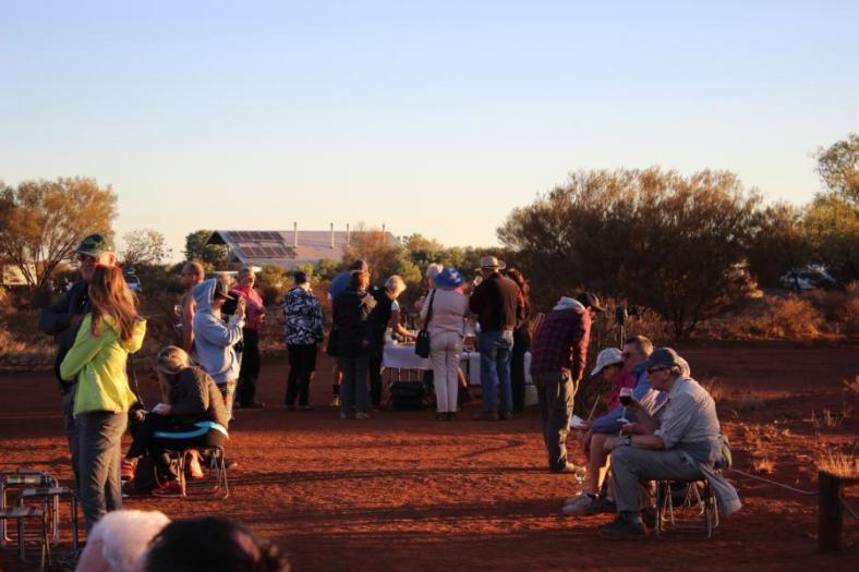 Eine andere Art den Sonnuntergang zu genießen
