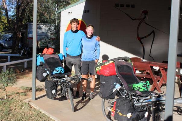Stephan & Daniela kurz vor dem Aufbruch nach Darwin