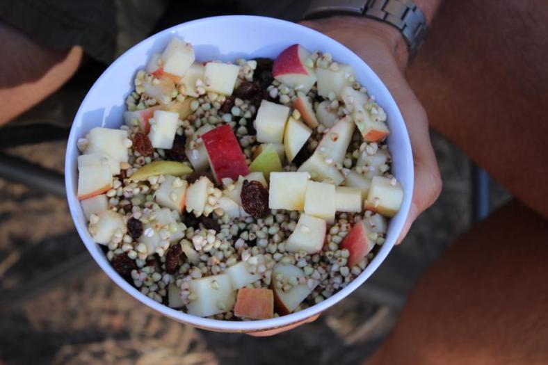 Frühstück mit Buchweizen
