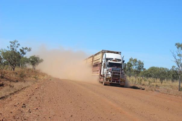Road Train passing