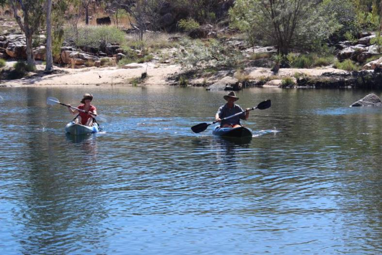 Manning Gorge, etwas wackelig aber toll