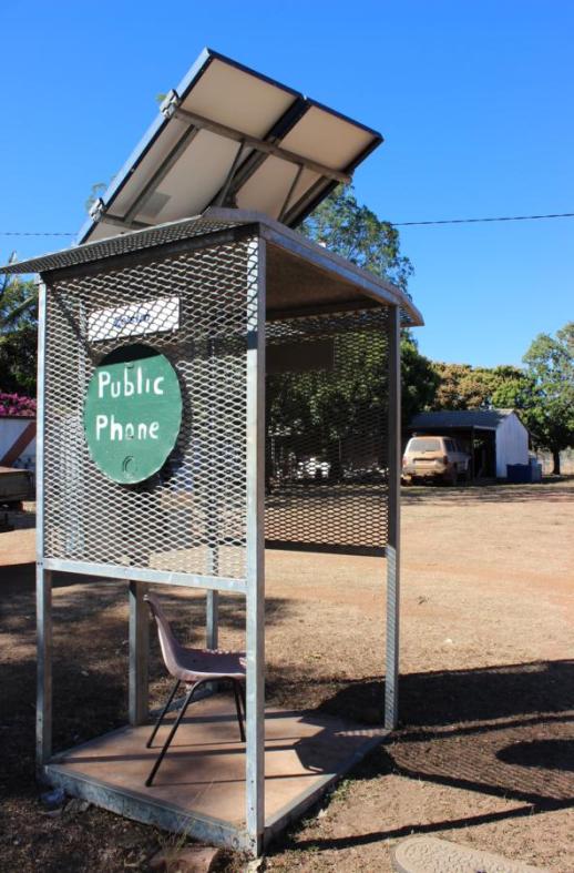 Mt Elisabeth Station, Telefonzelle