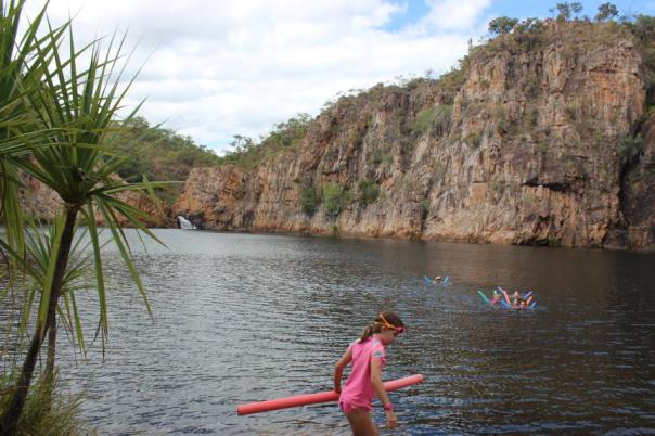 Edith Falls, die Nudelfamilie