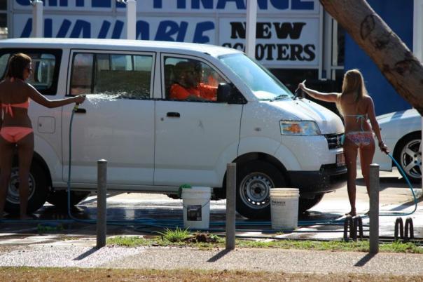 Die Darwiner Autowäsche