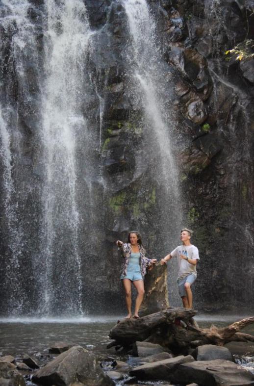 Fotoshooting am Millaa Millaa Fall