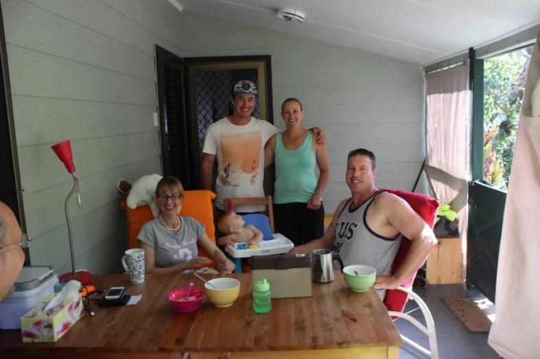 Kati, Emma, Robert, Nicole und Matt