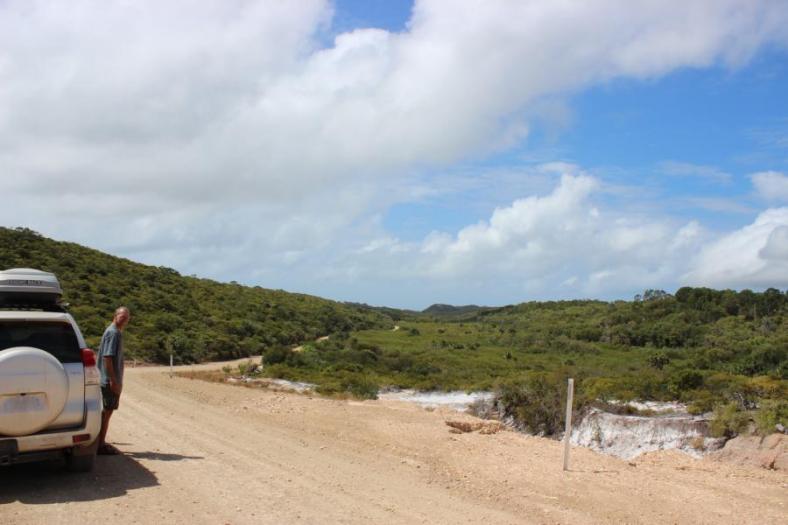 Wir nähern uns dem Elim Beach