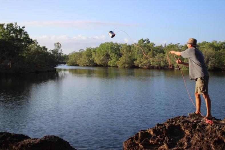 Olympiareif im Topfweitwurf - Vorbereitung zur Dusche
