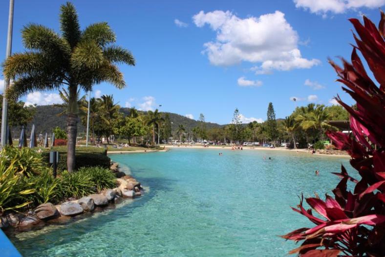 Arlie Beach, kostenloses Freibad in der Stadt