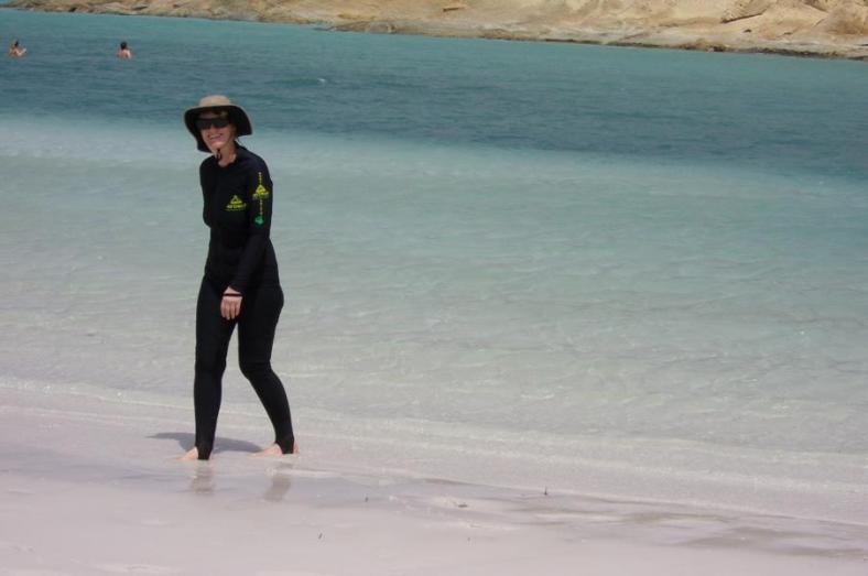 Stinger Suits tragen ist Pflicht, falls doch ziemlich gefährliche Quallen unterwegs sind