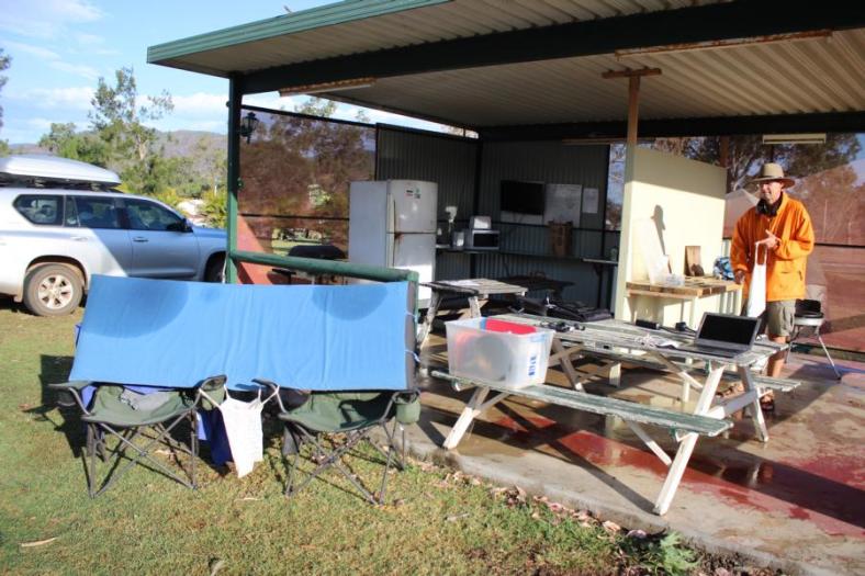 Unser altes Zelt hat so seine Schwachstellen