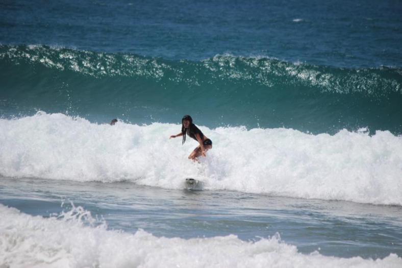 Das Mädel macht eine gute Figur, Beach Agnes Water