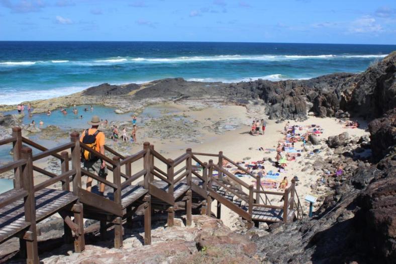 Champagne Pools, Fraser Island