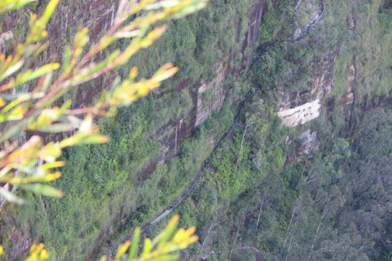 Govetts Leap Lookout, mit irrem Wanderweg, Blue Mountains