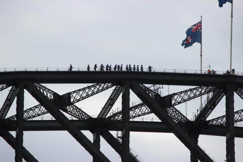 Wow geschafft, Harbour Bridge, Sydney