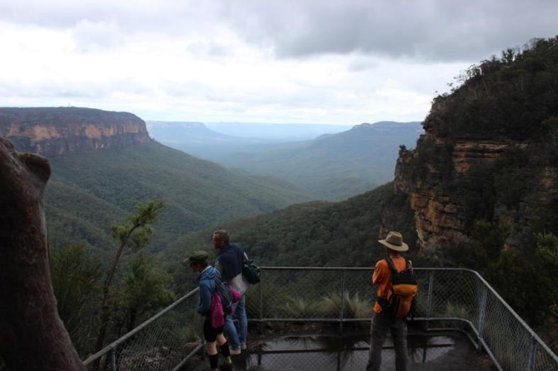 Blick vom Echo Point, Blue Mountains