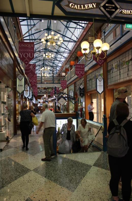 Viktorianische Markthalle mit den nobelsten Geschäften, Brisbane