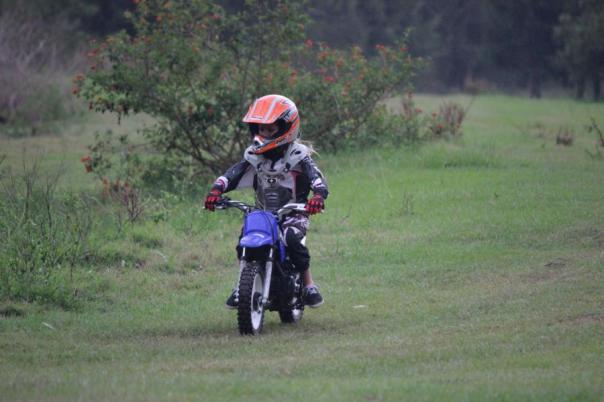 Die Kleine ist auch flott unterwegs