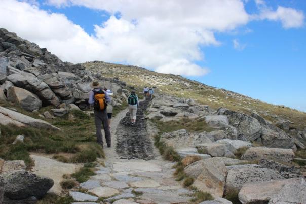 Der letzte Aufstieg zum Gipfel, Kosciuszko National Park