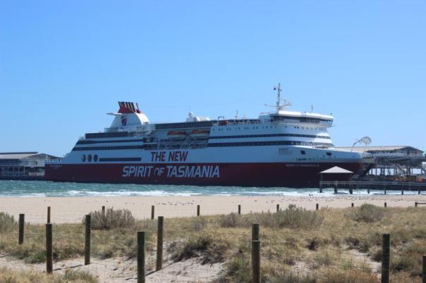 Die Spirit of Tasmania, unser Schiff
