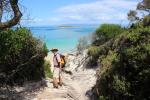Auf dem Weg zum Hazard Beach, Freycinet National Park