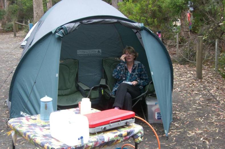 Windgeschützt, Fortescue Bay, Tasman National Park