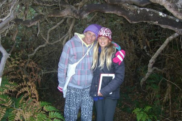 Mit Tracy und Stefanie auf erfolgloser Pinguinsuche, Fortescue Bay, Tasman National Park