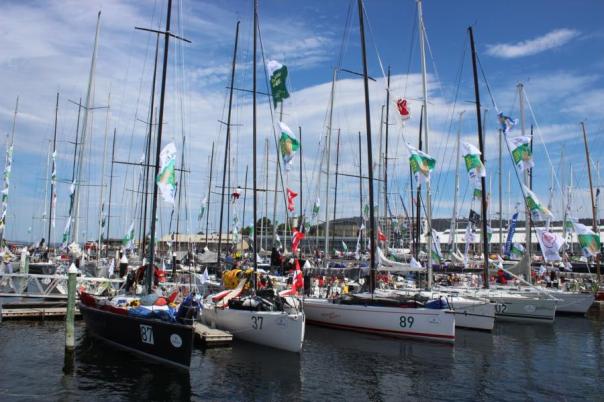 Nun sind fast alle Boote angekommen, Hafen Hobart