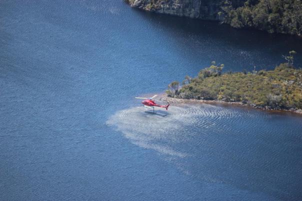 Wassertanken zum Löschen, Marions Lookout 1.223 m, Overland Track, Cradle Mountains - Lake St Clair NP