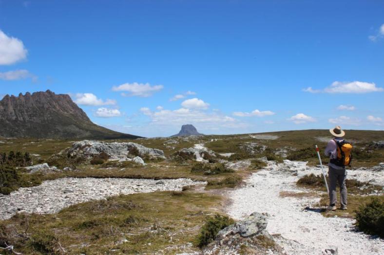 Wär spannend da weiter zu gehen, Overland Track, Cradle Mountains - Lake St Clair NP