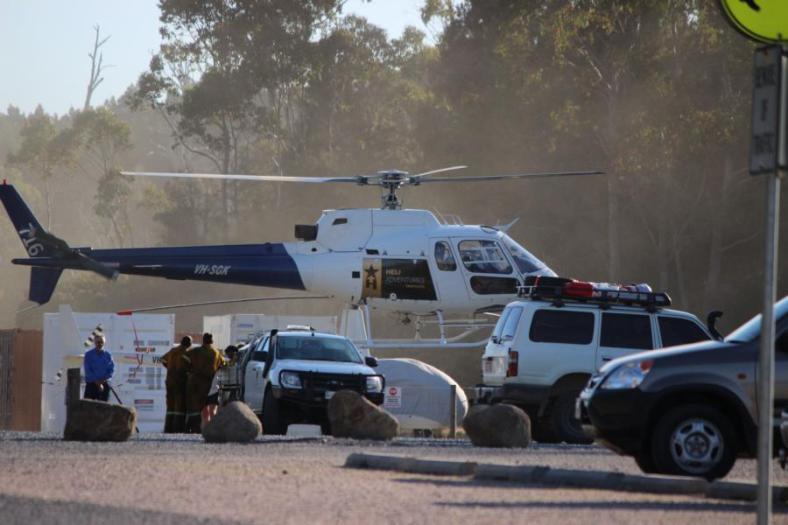 Kurze Pause im Kampf gegen das Feuer, Cradle Mountains - Lake St Clair NP