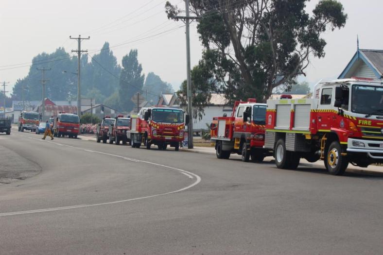 Die Feuerwehren der Umgebung treffen sich in Chudleigh