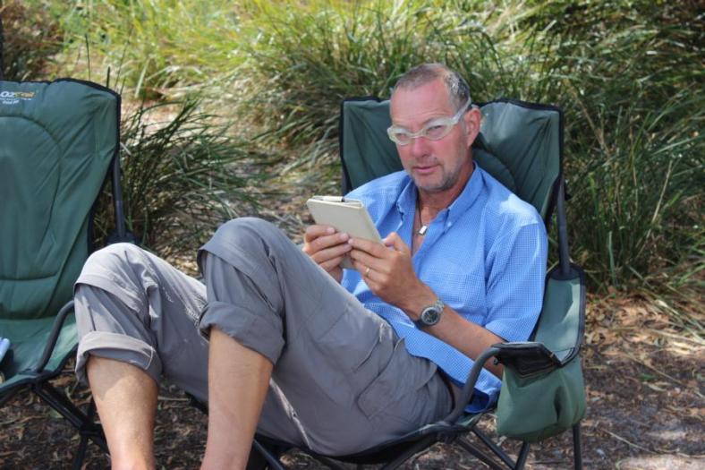 Die Fliegen sind etwas lästig, wollen immer in die Augen, Narawntapu NP