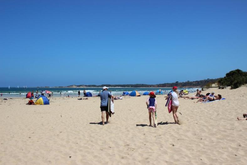 Auf zum Beach am Wochenende in Anglesa, Great Ocean Road