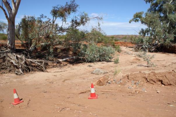 Straßen sind nach Regenfällen kaum passierbar, Mutawintji NP