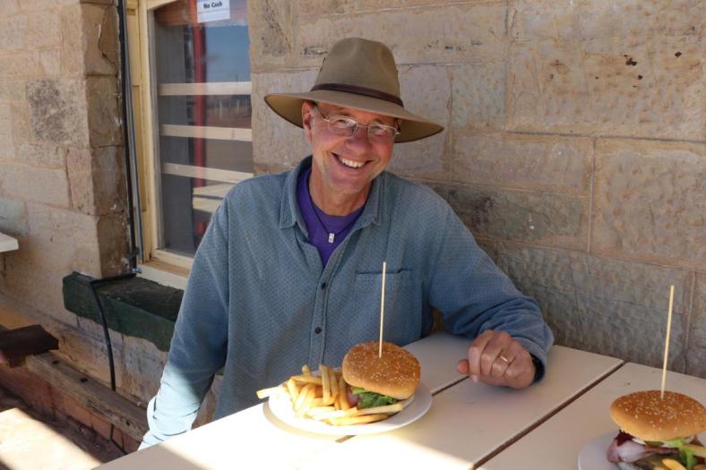 Hamburger ist im Marree Hotel eine Pflicht