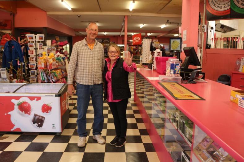 Greetings from Adrianna, Pink Roudhouse Oodnadatta