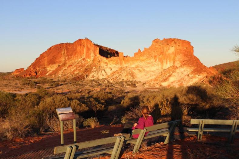 Geniessen den Sonnenuntergang, Rainbow Valley Conservation Reserve