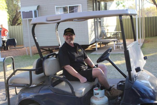 John die gute Seele vom Campingplatz in Alice