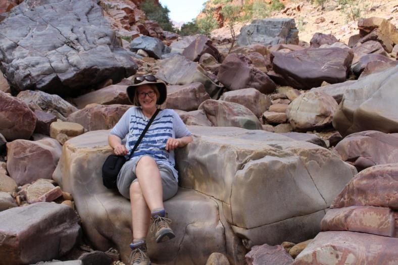 Passt wie angegossen, Ormiston Gorge, West MacDonnell Ranges