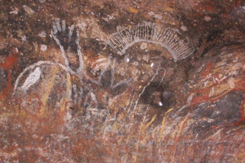 Felsmalereien der Ureinwohner