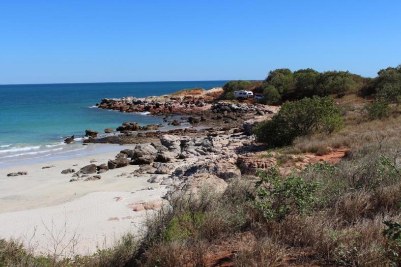 Platz ist am kleinsten Platz für den Caravan