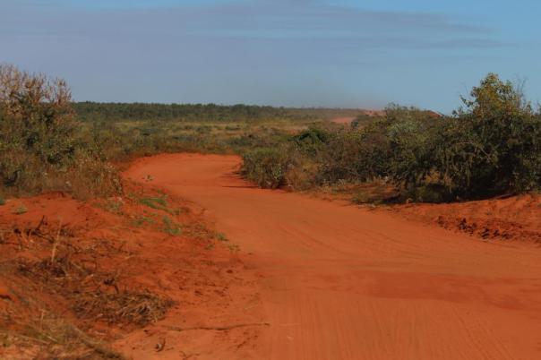 Jetzt wird es gleich staubig, Straße Coulomb Point