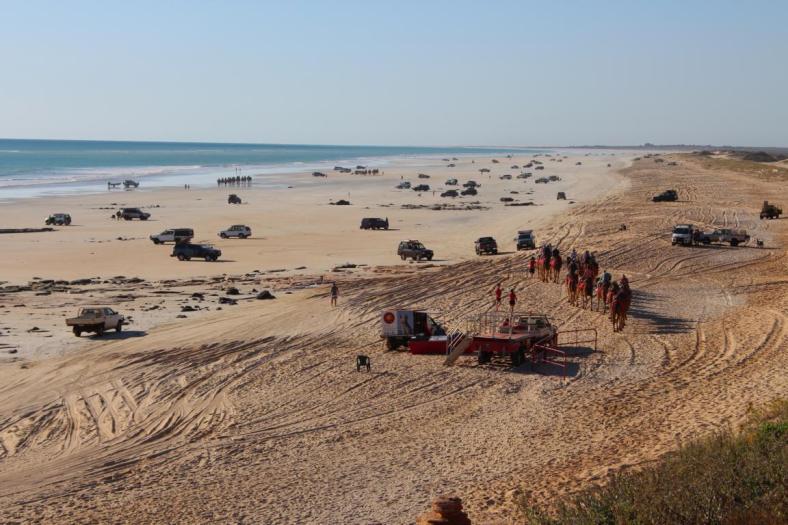 Unser Lieblingsstrandabschnitt, sehr lebendig