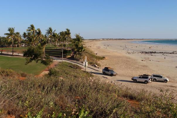 Zufahrt für Autos zum Cable Beach